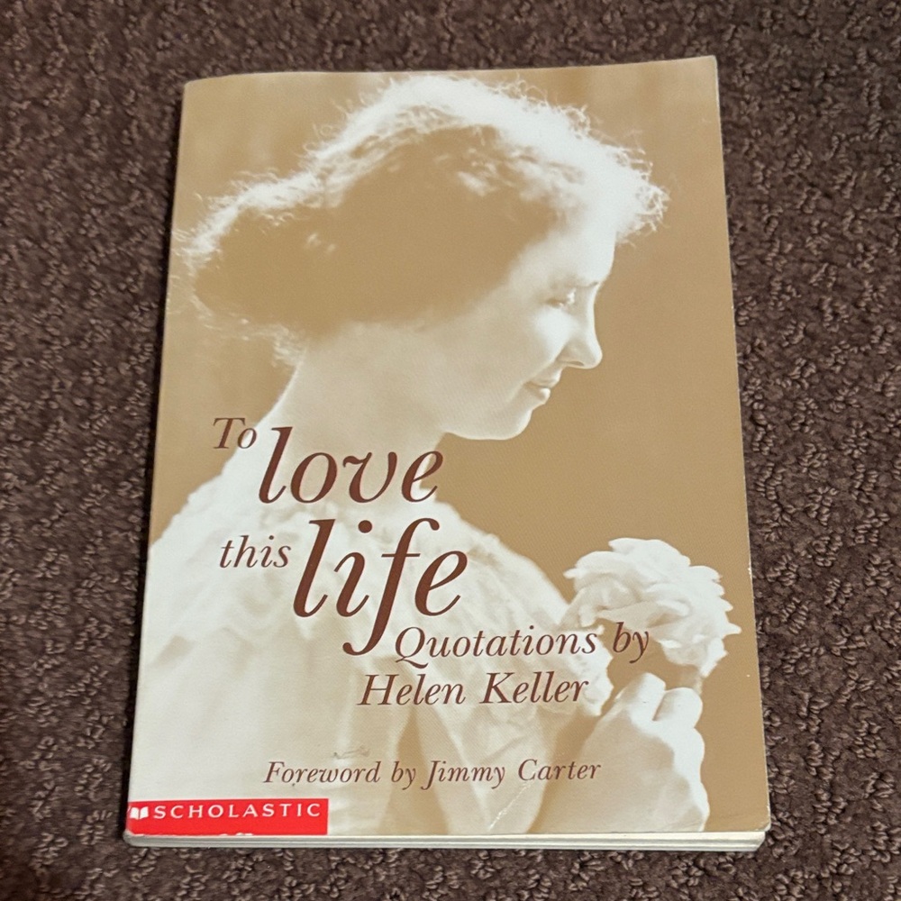 Scholastics Book: Helen Keller Quotes (3 for $20)
